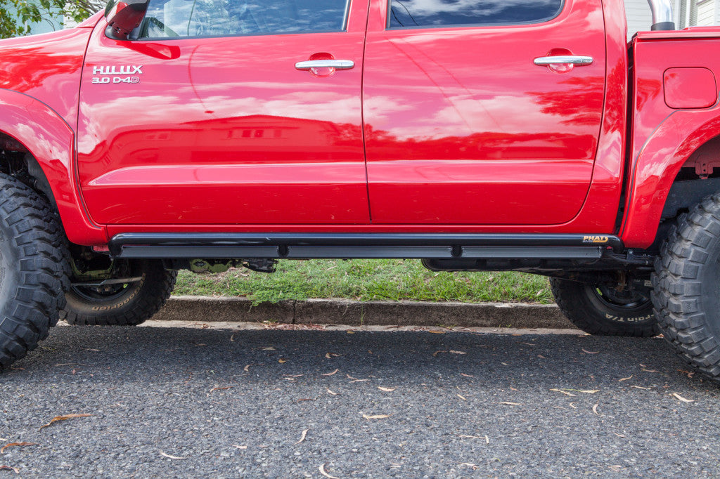 Toyota Hilux N70 ANGLED Rock Sliders