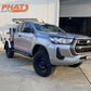 Toyota Hilux N80 ANGLED Rock Sliders