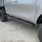 Toyota Hilux N80 FLAT Rock Sliders / Ally Checkerplate Tread