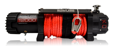 Carbon Scout Pro 12.0 Extreme Duty 12000lb Fast Electric Winch